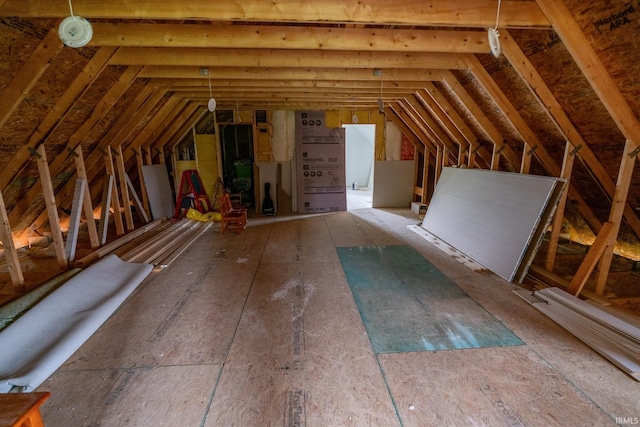 4555 E State Road 66, Cannelton, IN 47520 - view of unfinished attic