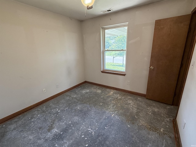 4520 Obing Strasse, Jasper, IN 47546 - unfurnished room featuring baseboards and unfinished concrete flooring