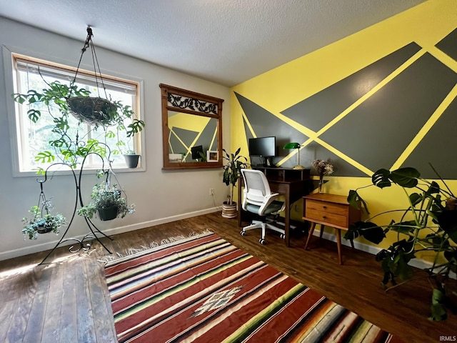 1326 W Main St, Fort Wayne, IN 46808 - office with wood finished floors and a textured ceiling