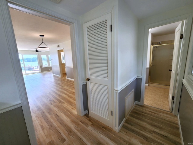 8121 N Tippecanoe Dr, Walkerton, IN 46574 - hallway with light wood finished floors