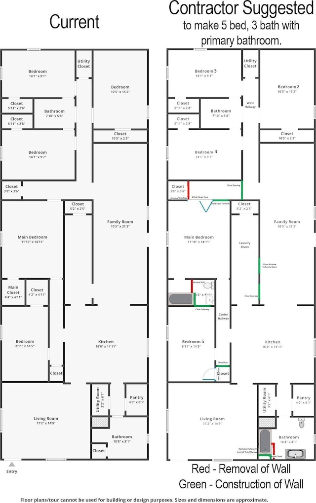 722 N Main St, Sullivan, IN 47882 - view of floor plan / room layout