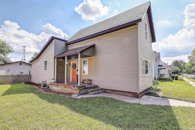 1931 Morton St, Lafayette, IN 47904 - view of front of home with covered porch and roof with shingles