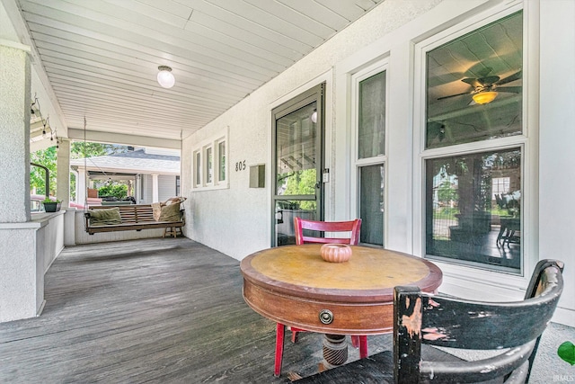 805 S 8th St, Goshen, IN 46516 - view of wooden porch