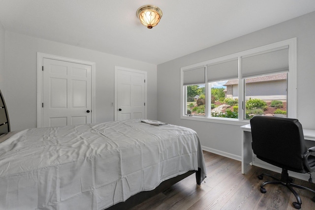 7415 Witling Blvd, Roanoke, IN 46783 - bedroom featuring wood finished floors and an office area