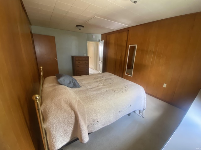 1415 Virginia St, Lafayette, IN 47905 - bedroom featuring wooden walls