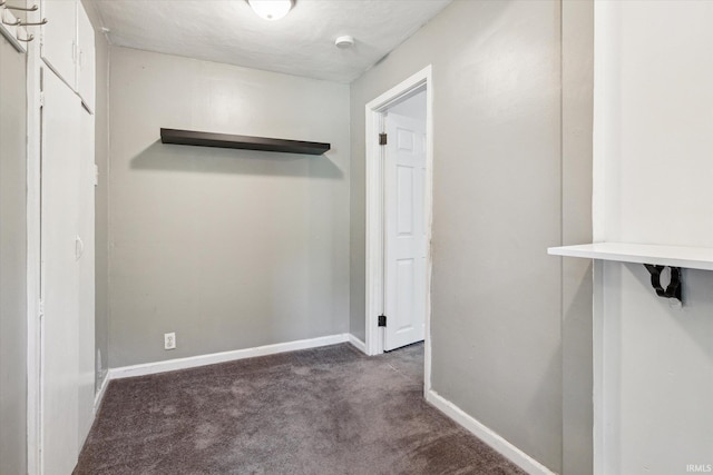 55310 Moss Rd, South Bend, IN 46628 - hall with dark colored carpet and baseboards