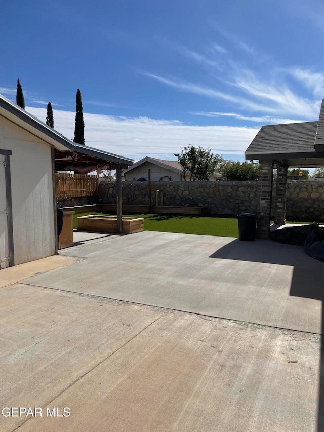 view of patio