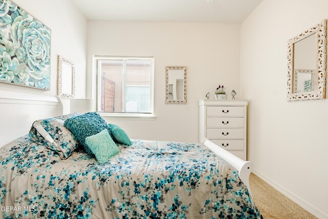 bedroom with carpet flooring