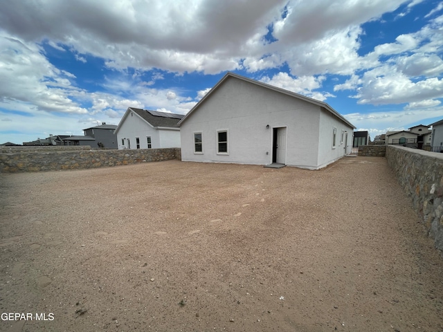 view of rear view of house