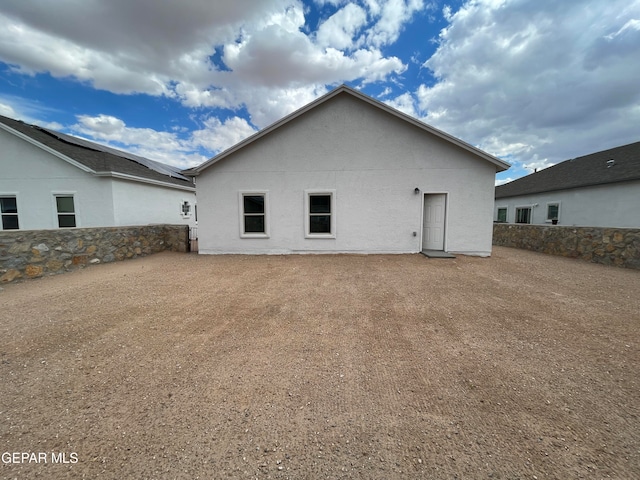 view of rear view of property