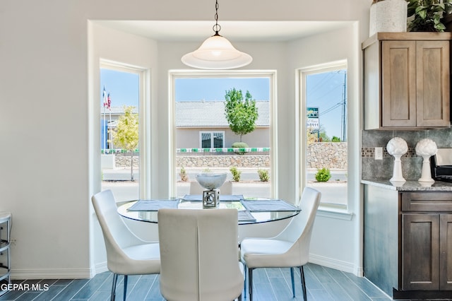 dining room featuring a healthy amount of sunlight