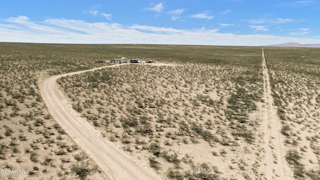 aerial view featuring a mountain view