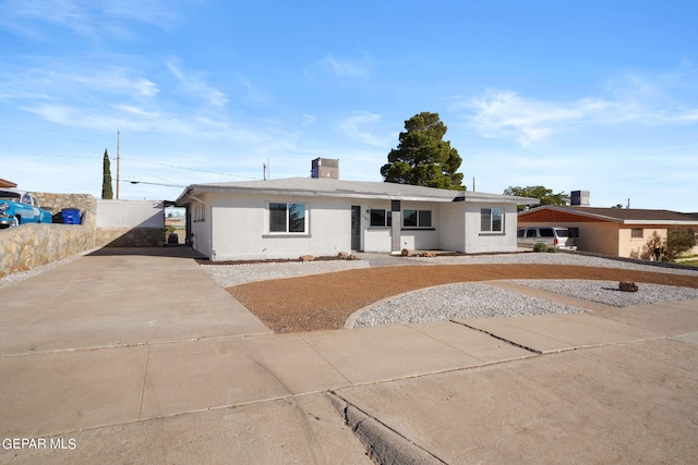 view of ranch-style home