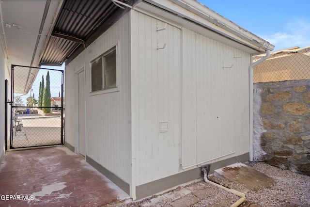 view of shed / structure