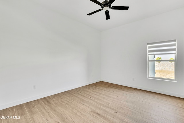 469 Country Oaks Dr, El Paso, TX 79932 - empty room with light wood-type flooring and ceiling fan