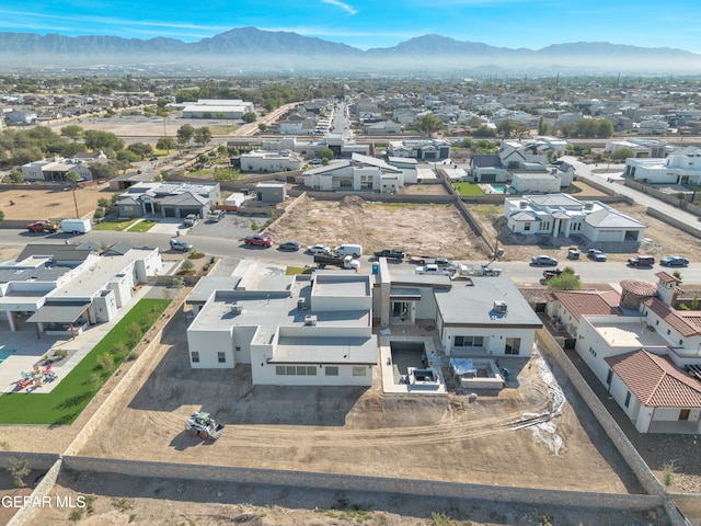 469 Country Oaks Dr, El Paso, TX 79932 - bird's eye view featuring a mountain view