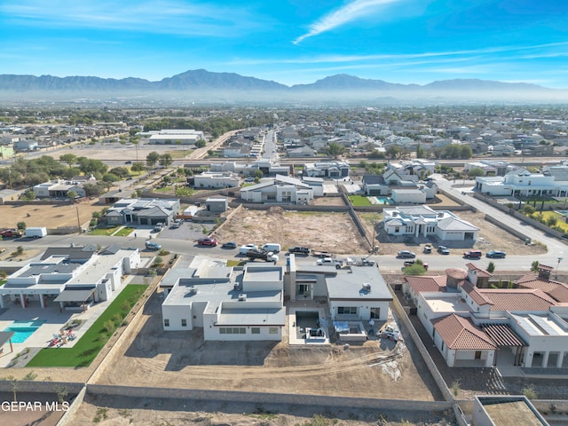 469 Country Oaks Dr, El Paso, TX 79932 - aerial view with a mountain view