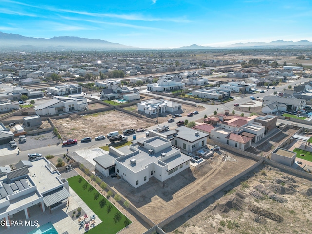 469 Country Oaks Dr, El Paso, TX 79932 - aerial view featuring a mountain view