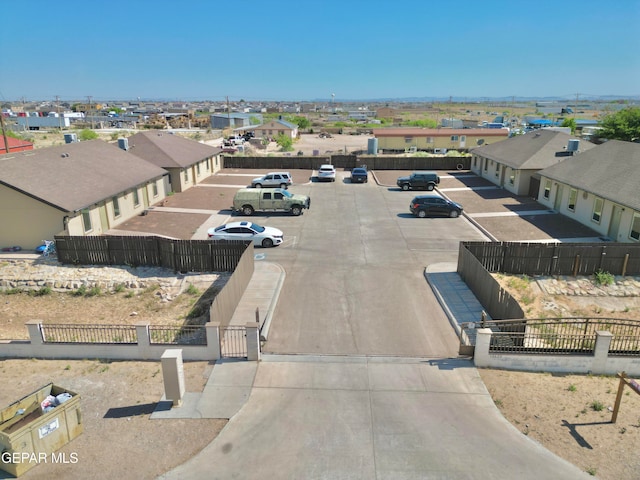 bird's eye view featuring a residential view