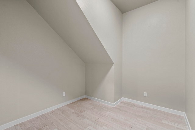 bonus room featuring light hardwood / wood-style flooring