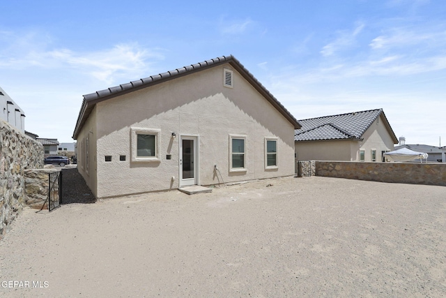 view of rear view of property