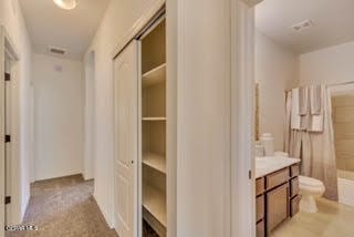 interior space featuring toilet and vanity