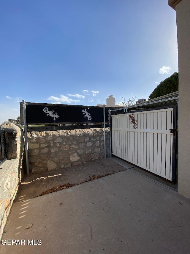view of gate