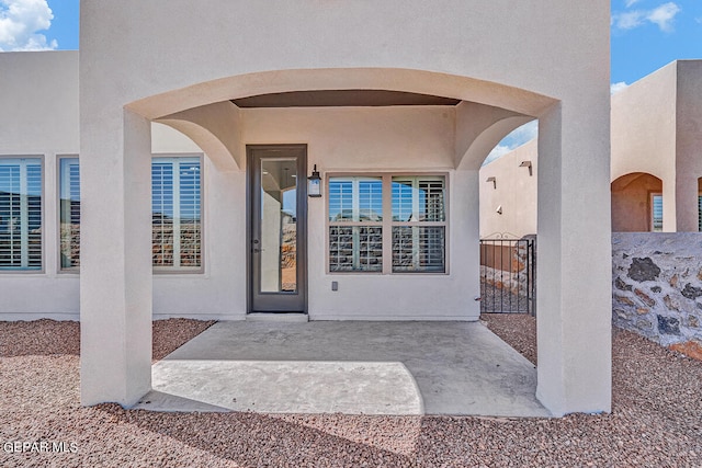 13357 Highworth Dr, El Paso, TX 79928 - doorway to property with a patio