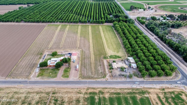 drone / aerial view featuring a rural view