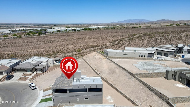 1848 Cimarron Park Dr, El Paso, TX 79911 - aerial view with a mountain view and a desert view