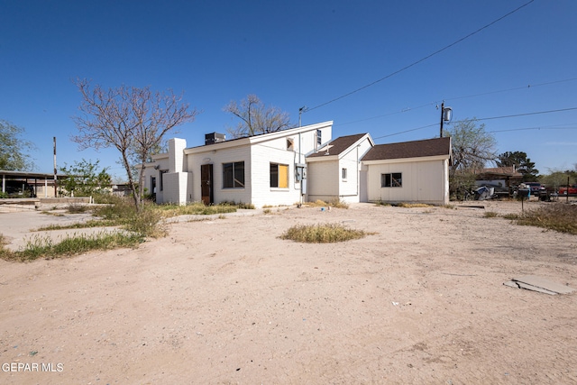 view of back of property