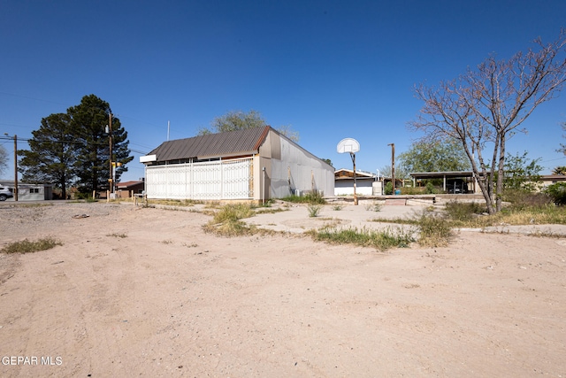 view of shed / structure with a garage