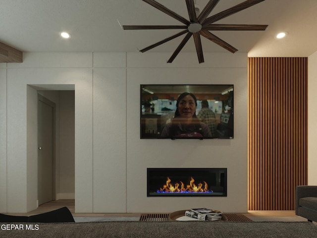 view of unfurnished living room