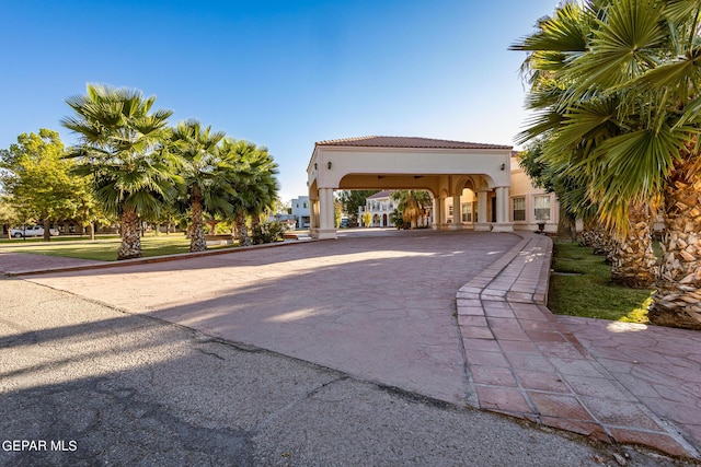 18 Via Placita, El Paso, TX 79927 - mediterranean / spanish-style home with stucco siding and a tiled roof