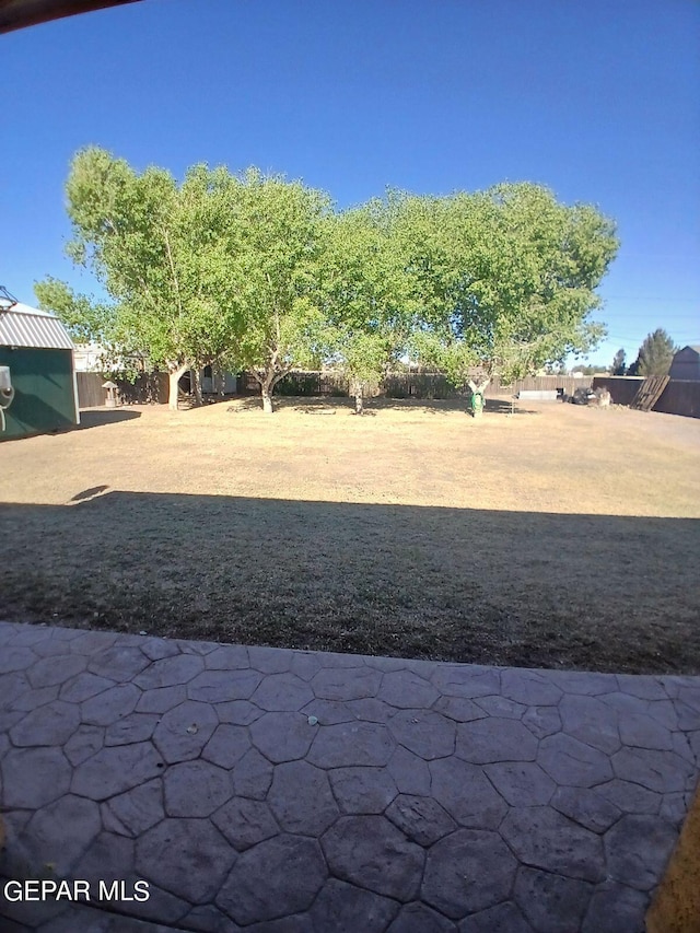 view of yard