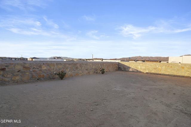 view of street featuring a mountain view