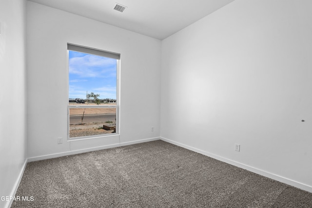 spare room with carpet flooring