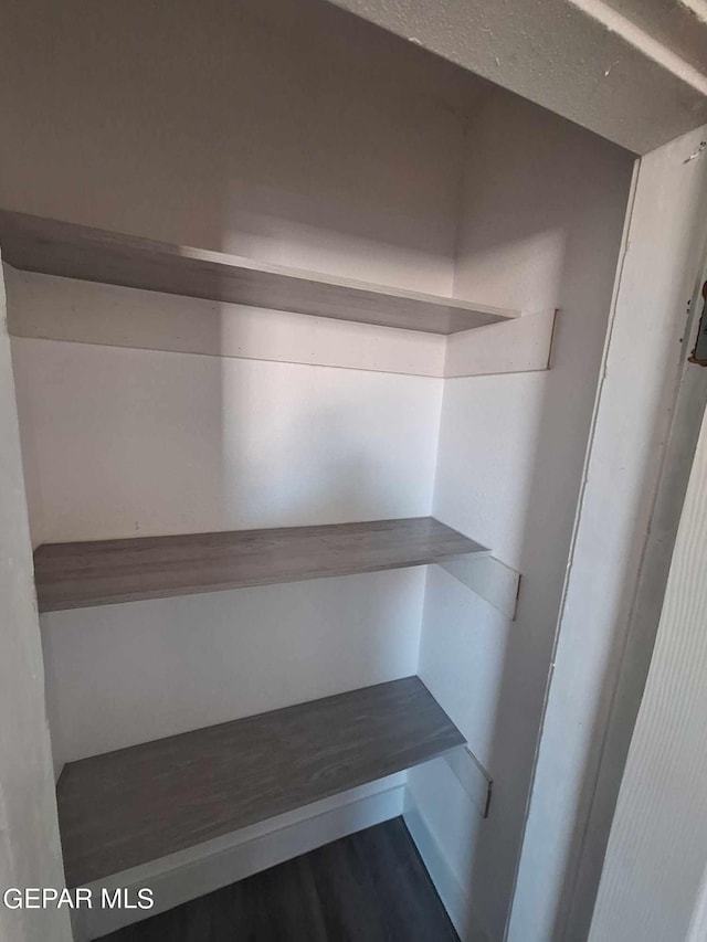 view of closet