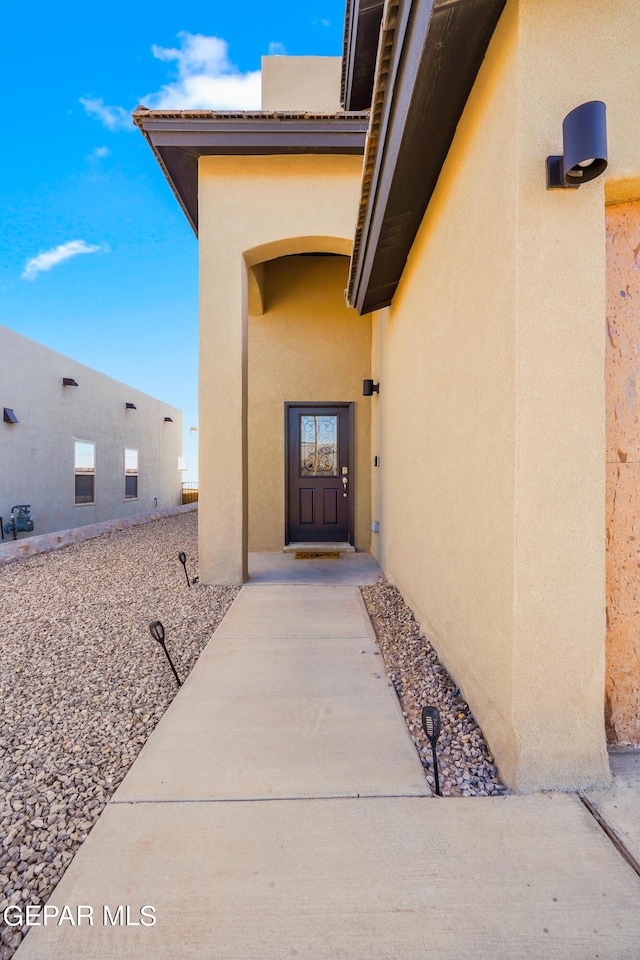 view of entrance to property