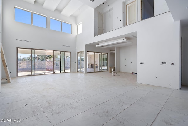 view of unfurnished living room