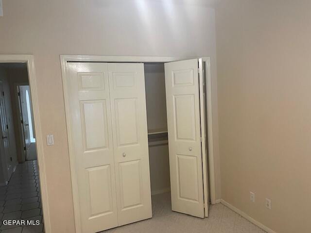 view of closet