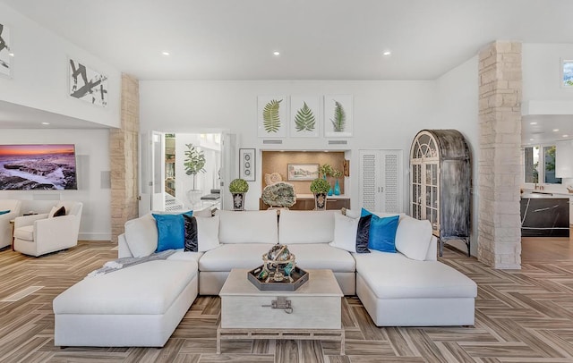 928 Singing Hills Dr, El Paso, TX 79912 - living area with recessed lighting