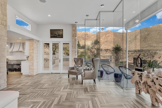 928 Singing Hills Dr, El Paso, TX 79912 - lobby with a mountain view