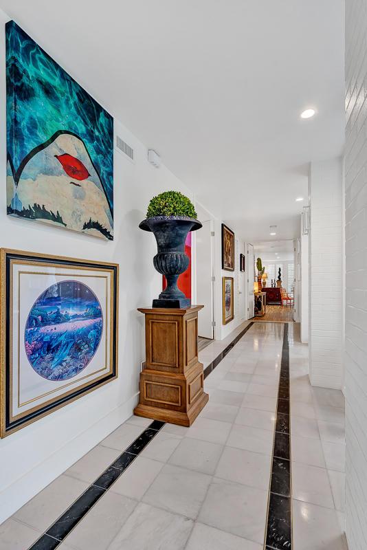 928 Singing Hills Dr, El Paso, TX 79912 - hallway featuring recessed lighting, visible vents, tile patterned floors, and baseboards