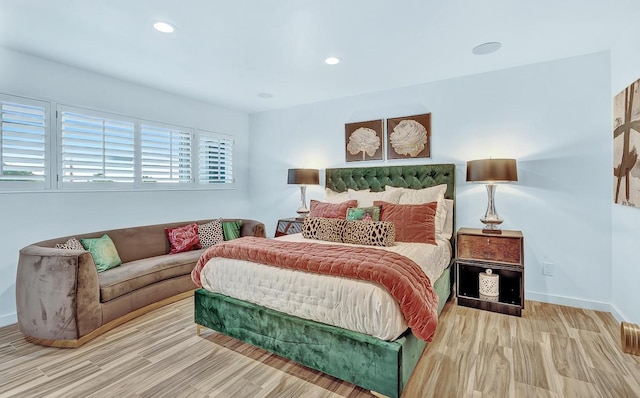 928 Singing Hills Dr, El Paso, TX 79912 - bedroom featuring recessed lighting, wood finished floors, and baseboards