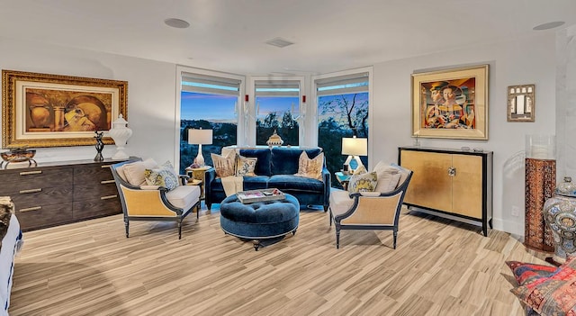 928 Singing Hills Dr, El Paso, TX 79912 - living area featuring visible vents and light wood finished floors