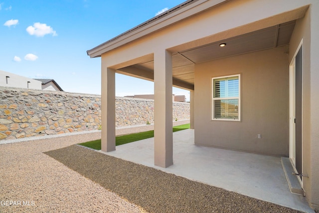 12741 Eltham Dr, Horizon City, TX 79928 - view of patio / terrace featuring a fenced backyard