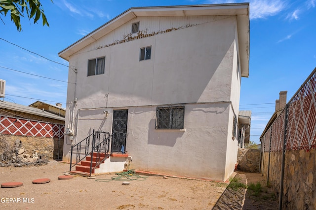 view of back of property