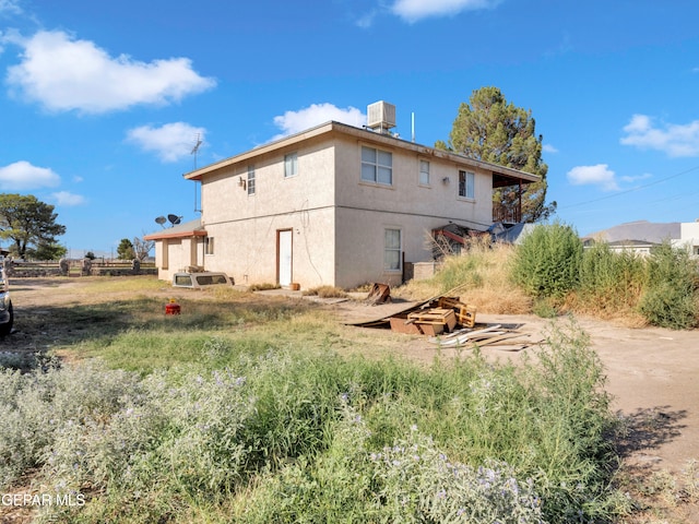 view of rear view of property