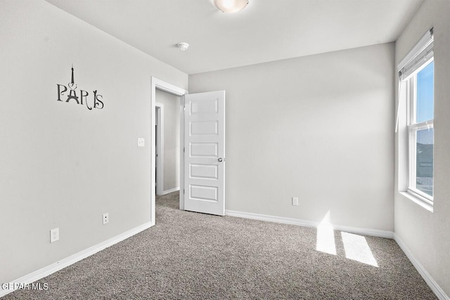 empty room featuring carpet